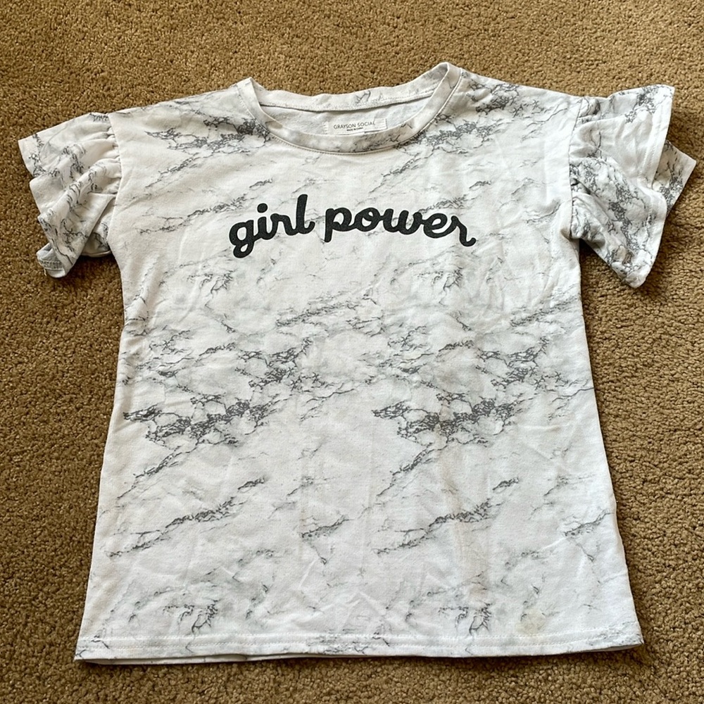 Grayson Social Girl Power Short Sleeve Top